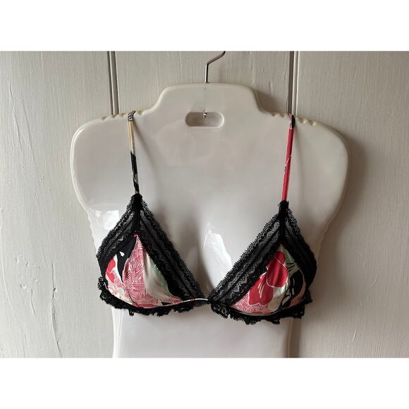 Calvin Klein bralette size large no underwire colorful floral pattern - Picture 4 of 11